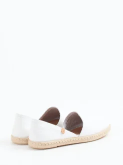 Verbenas – Espadrilles aus Kalbleder in Weiß