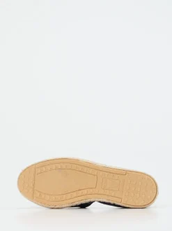 Verbenas – Espadrilles aus Veloursleder Dunkelblau