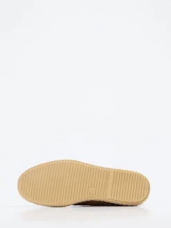 Verbenas – Espadrilles aus Veloursleder mittelbraun