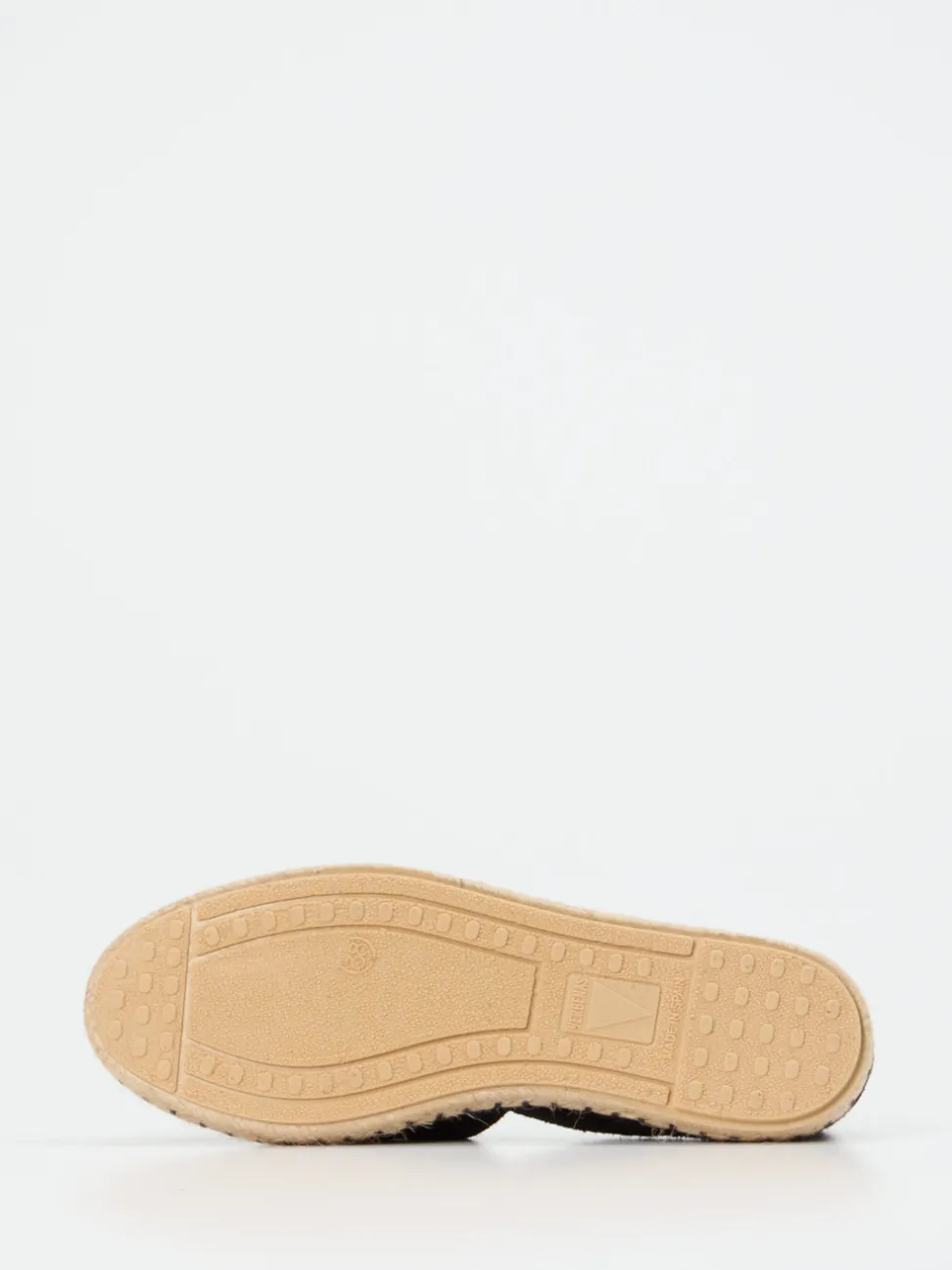 Verbenas – Espadrilles aus Veloursleder schwarz