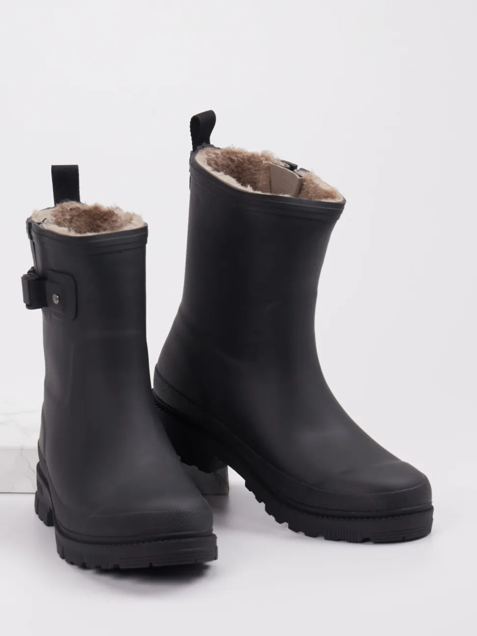 Verbenas – Gummistiefel aus Gummi in Schwarz