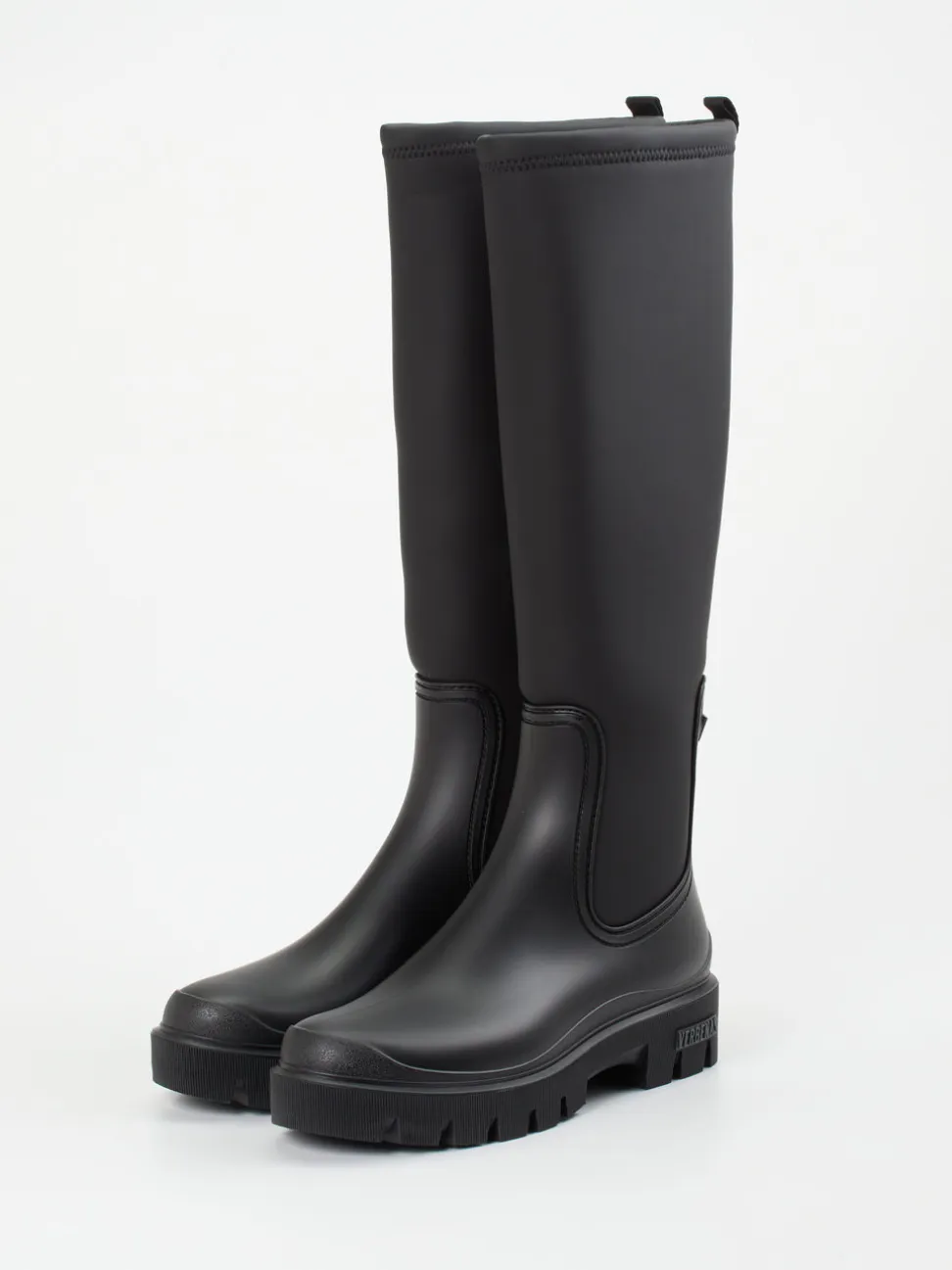 Verbenas – Gummistiefel aus Synthetik schwarz matt