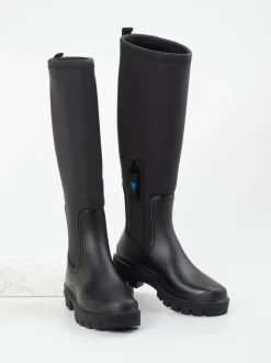 Verbenas – Gummistiefel aus Synthetik schwarz matt