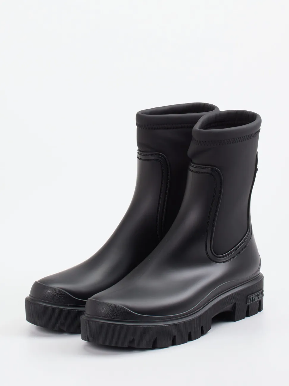 Verbenas – Gummistiefeletten aus Gummi Schwarz