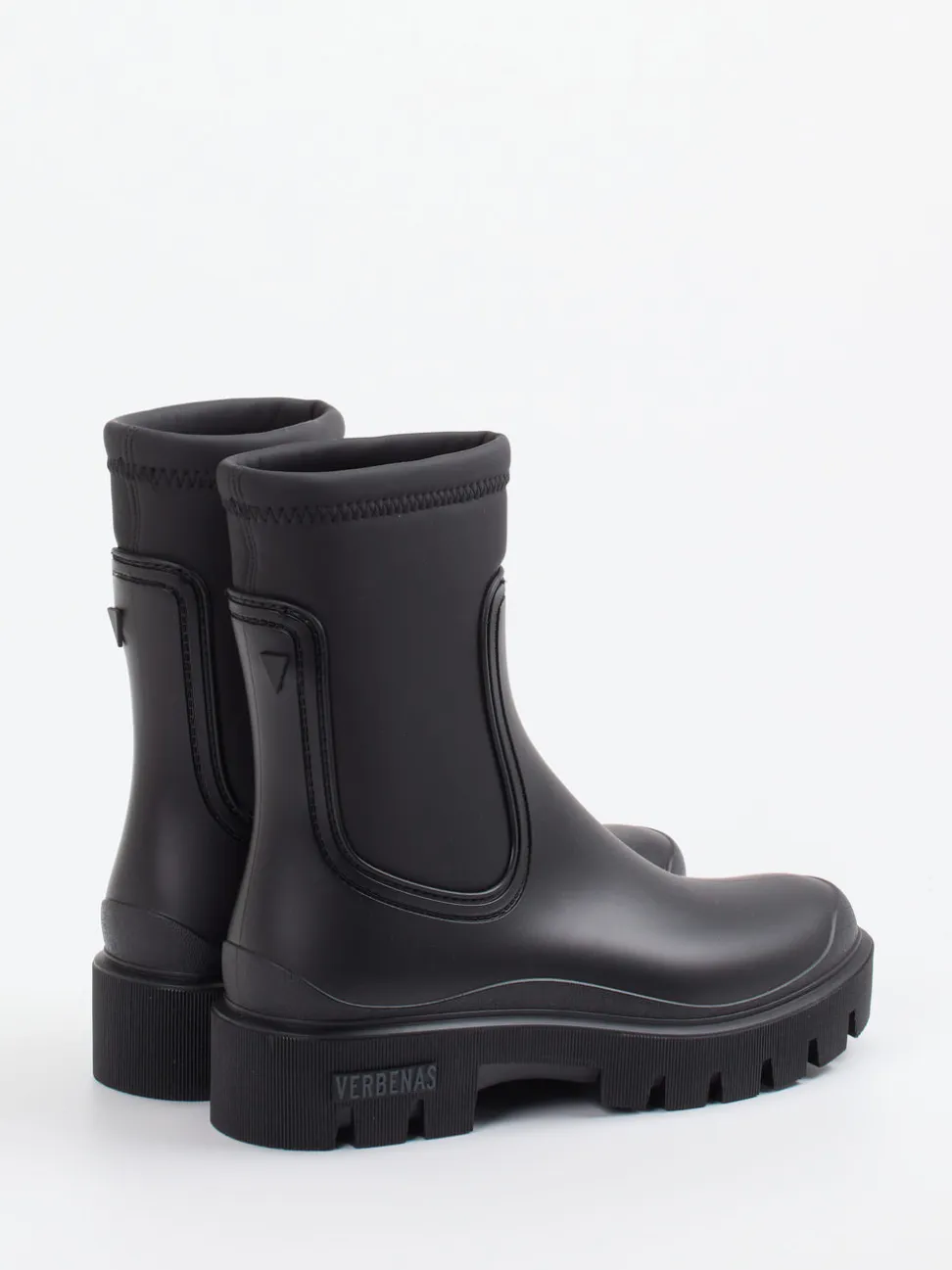 Verbenas – Gummistiefeletten aus Gummi Schwarz