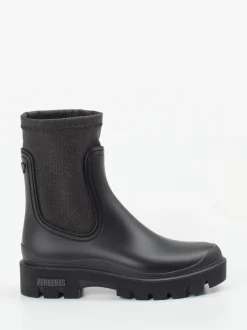 Verbenas – Gummistiefeletten aus Synthetik schwarz