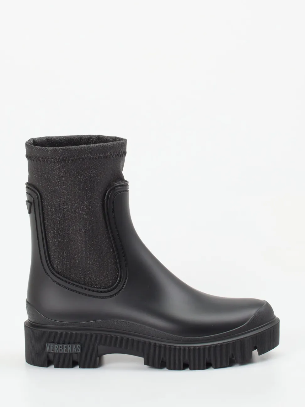 Verbenas – Gummistiefeletten aus Synthetik schwarz