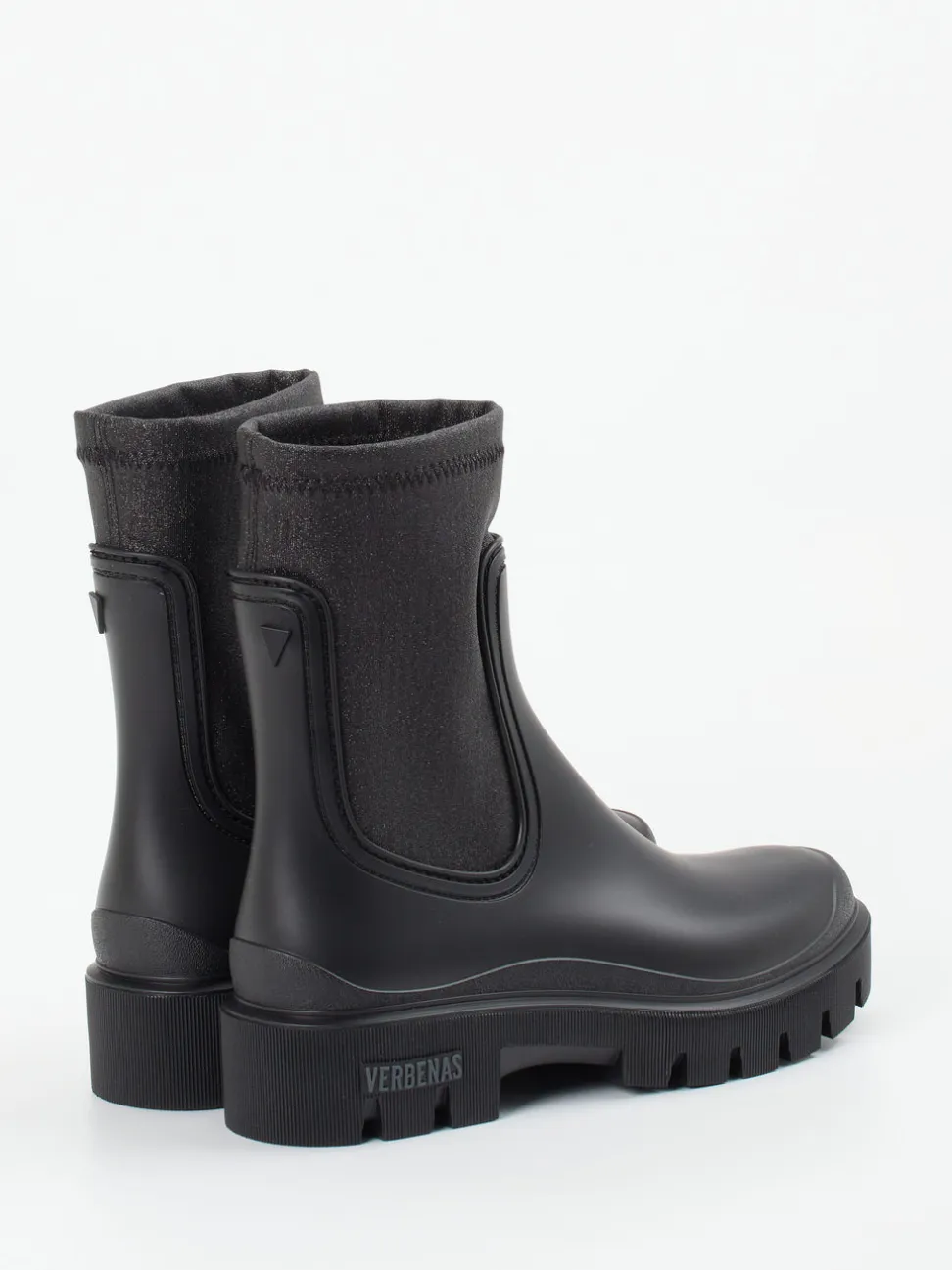 Verbenas – Gummistiefeletten aus Synthetik schwarz