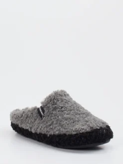 Verbenas – Pantoffeln aus Textil in Grau