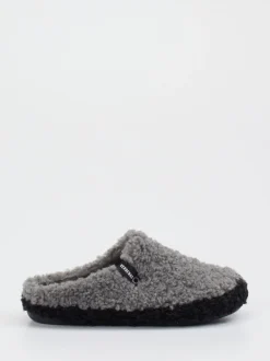 Verbenas – Pantoffeln aus Textil in Grau