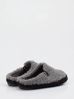 Verbenas – Pantoffeln aus Textil in Grau