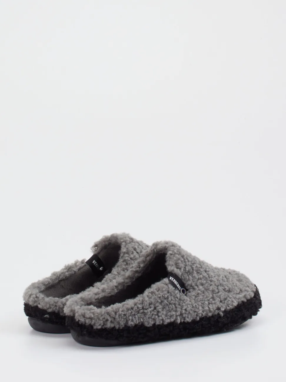 Verbenas – Pantoffeln aus Textil in Grau
