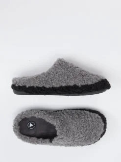 Verbenas – Pantoffeln aus Textil in Grau
