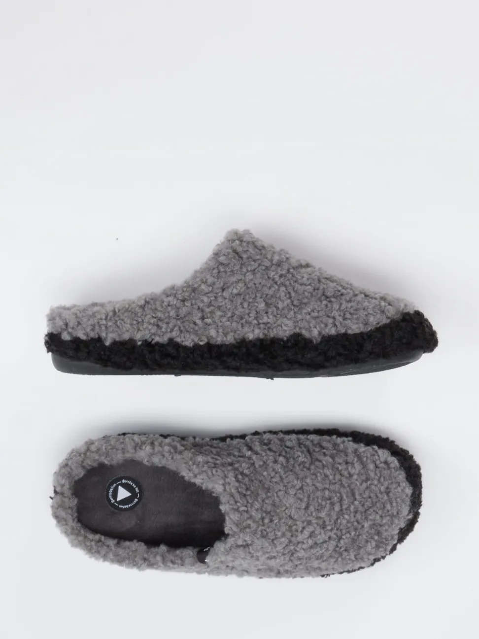 Verbenas – Pantoffeln aus Textil in Grau