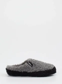 Verbenas – Pantoffeln aus Textil in Grau
