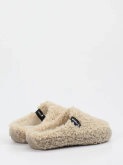 Verbenas – Pantoffeln aus Textil in Beige