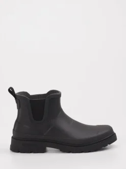 Verbenas – Regen-Chelsea Boots aus Gummi Schwarz