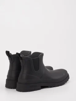 Verbenas – Regen-Chelsea Boots aus Gummi Schwarz