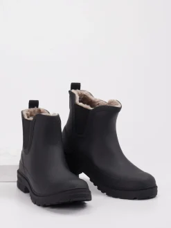 Verbenas – Stiefeletten aus Gummi schwarz gefüttert