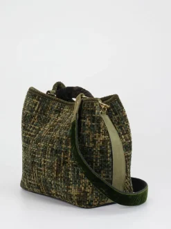 Viamailbag – Bucket Bag aus Textil in Olivtönen