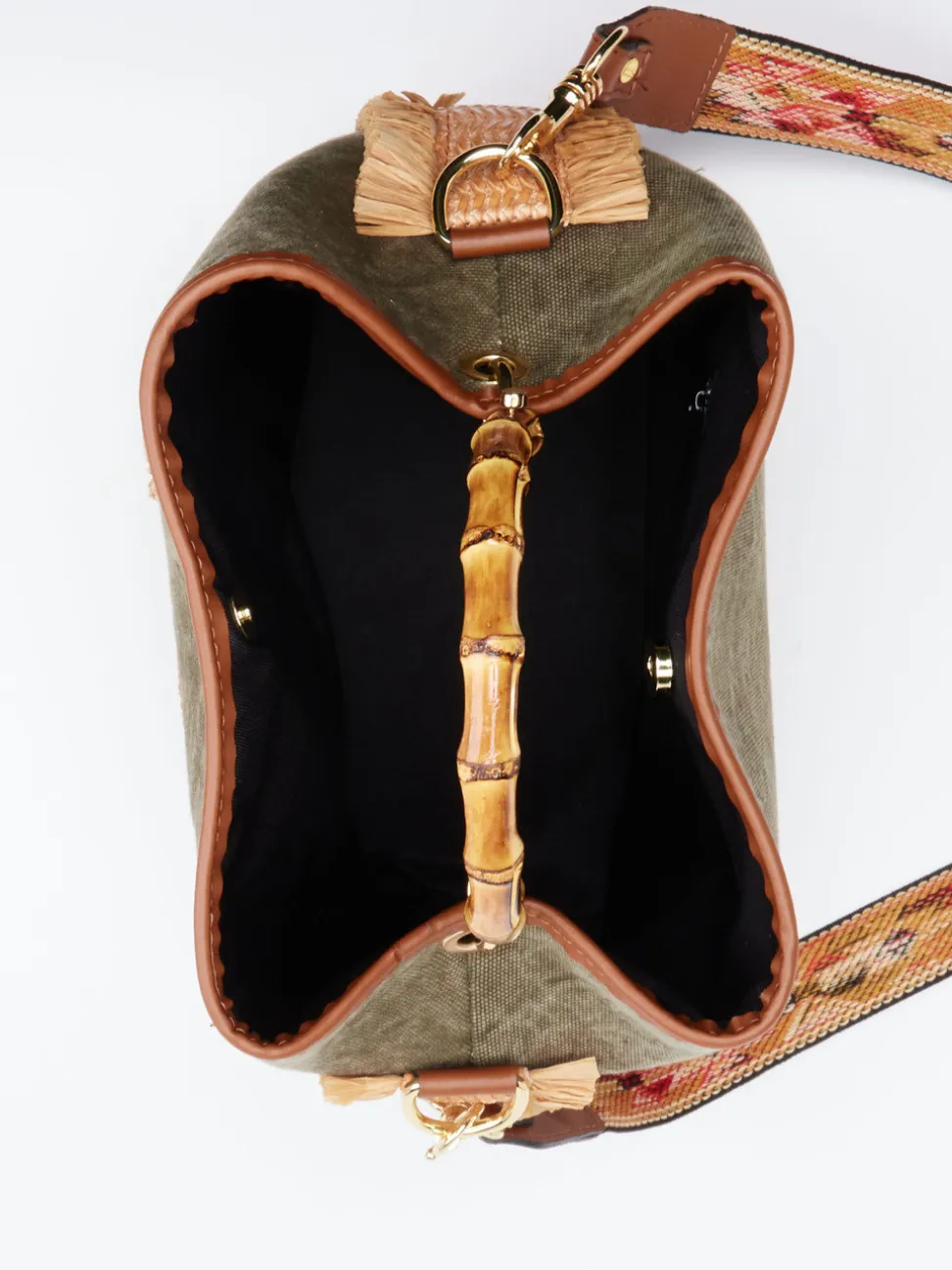 Viamailbag – Matchbeutel aus Textil mit Bambusgriff
