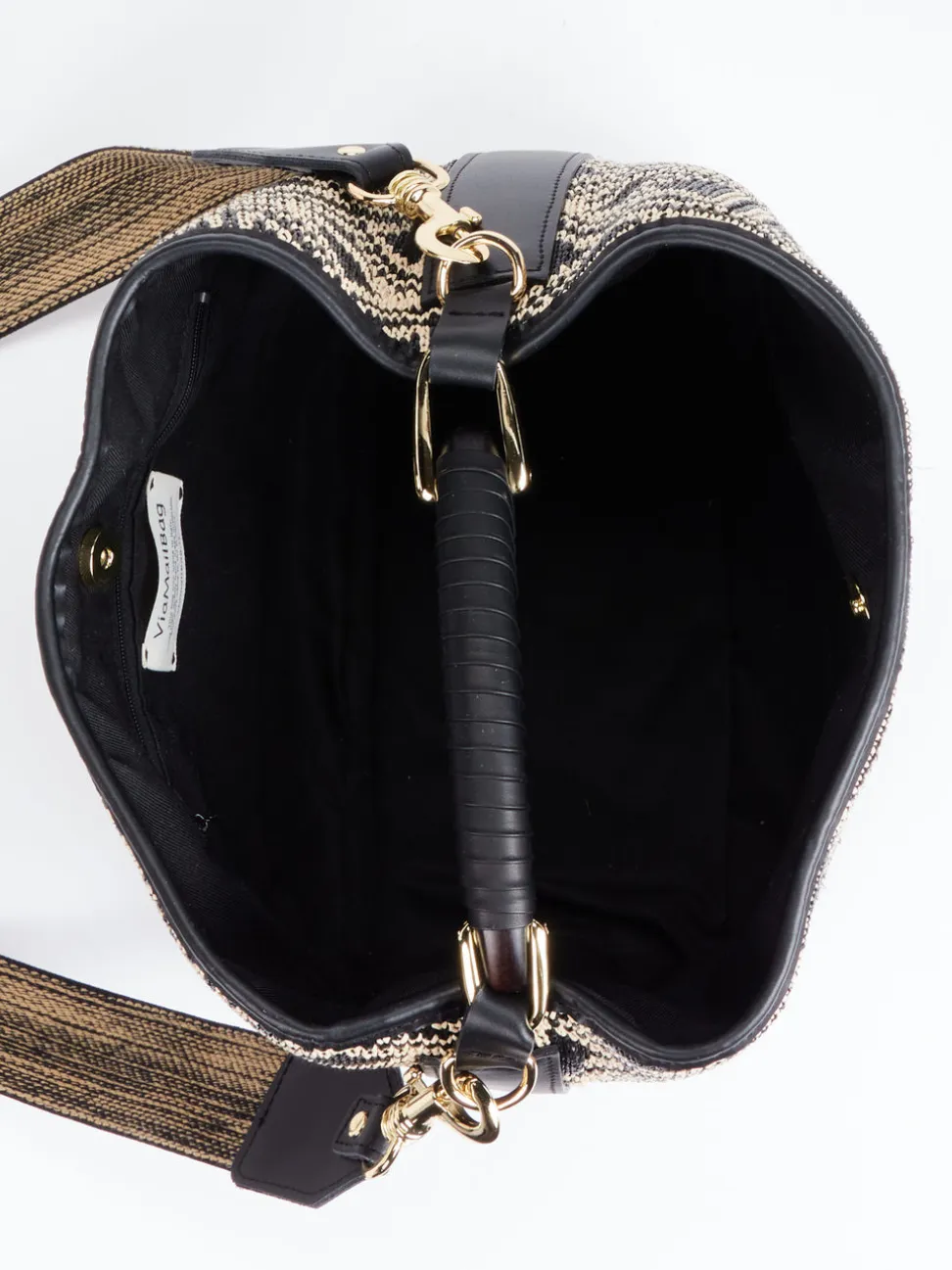 Viamailbag – Schultertasche aus Textil mit Ethno-Details