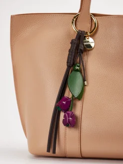 Viamailbag – Taschenanhänger aus Kunstleder Violett