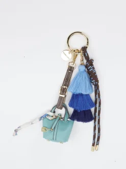Viamailbag – Taschenanhänger aus Textil Türkisgrün