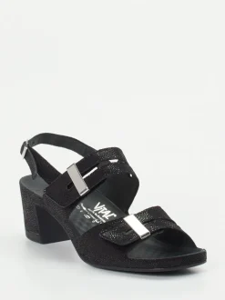 Vital – Komfort-Sandale aus Leder Schwarz