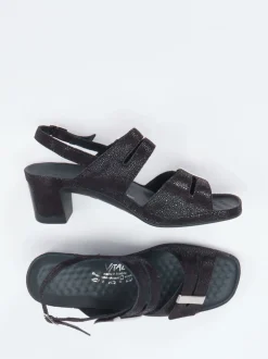 Vital – Komfort-Sandale aus Leder Schwarz