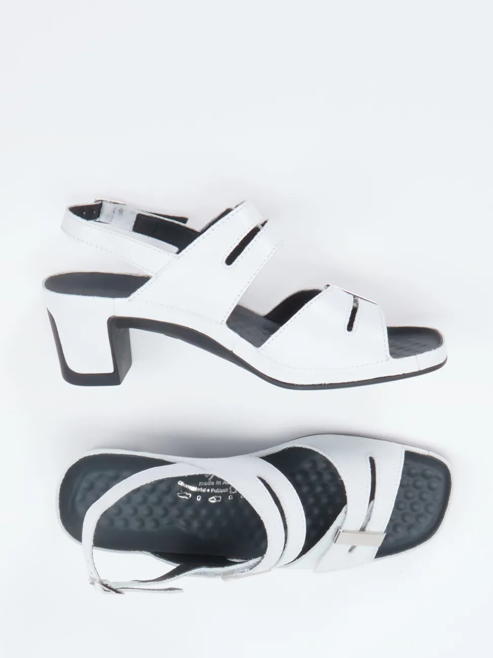 Vital – Slingback-Sandalen aus Kalbleder Weiß
