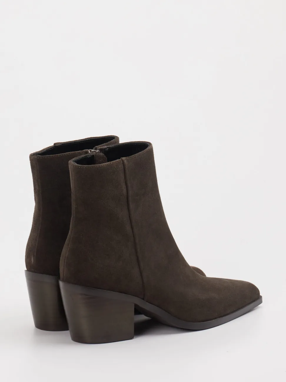 Vivian Ray – Stiefeletten aus Veloursleder Dunkelbraun