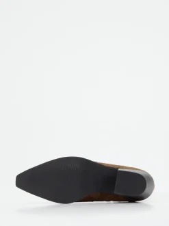 Vivian Ray – Western-Stiefeletten aus Veloursleder Braun