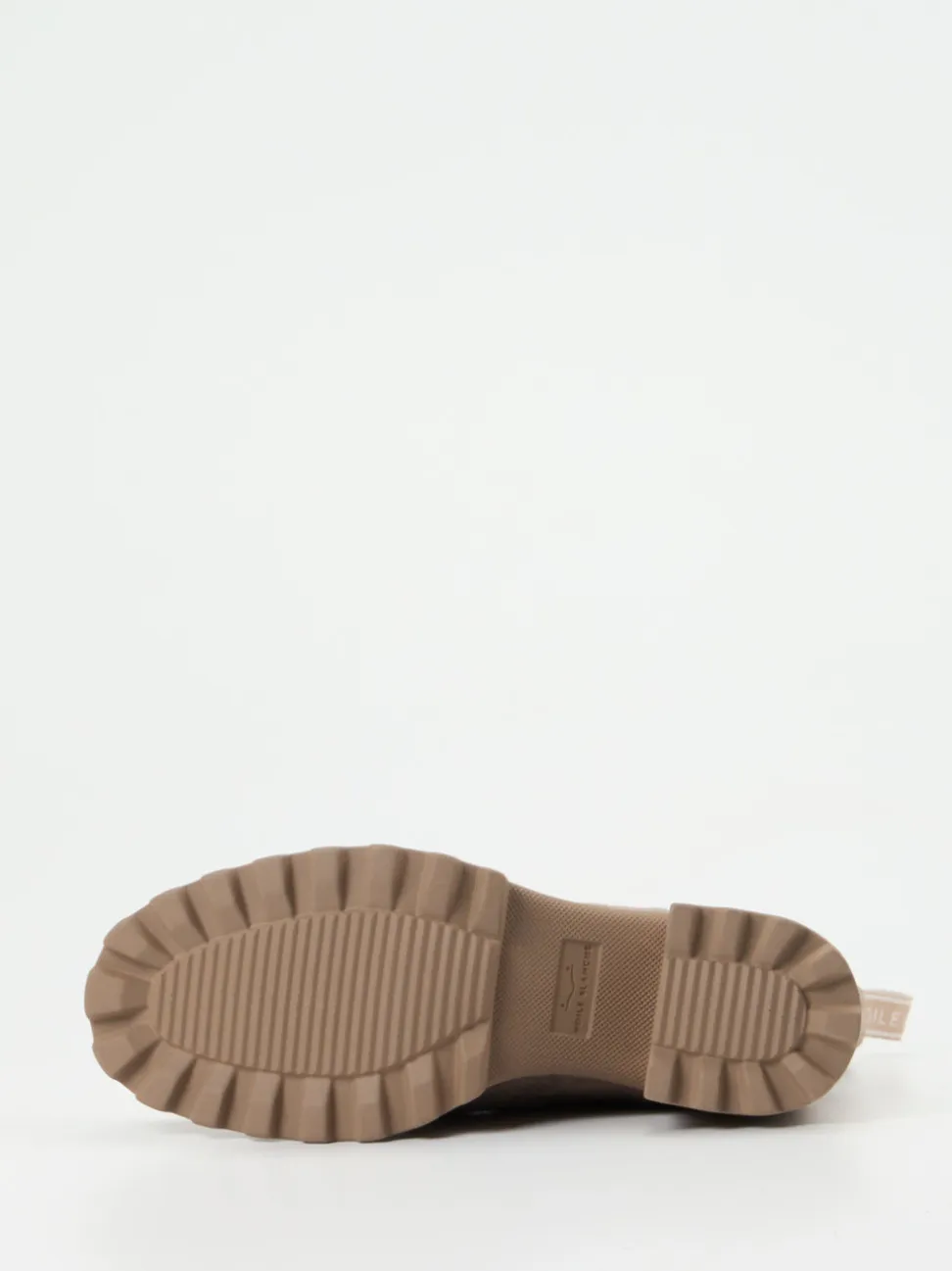Voile Blanche – Chelsea Boots aus Veloursleder Taupe