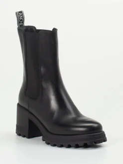 Voile Blanche – Chelsea Boots aus Lammleder Schwarz