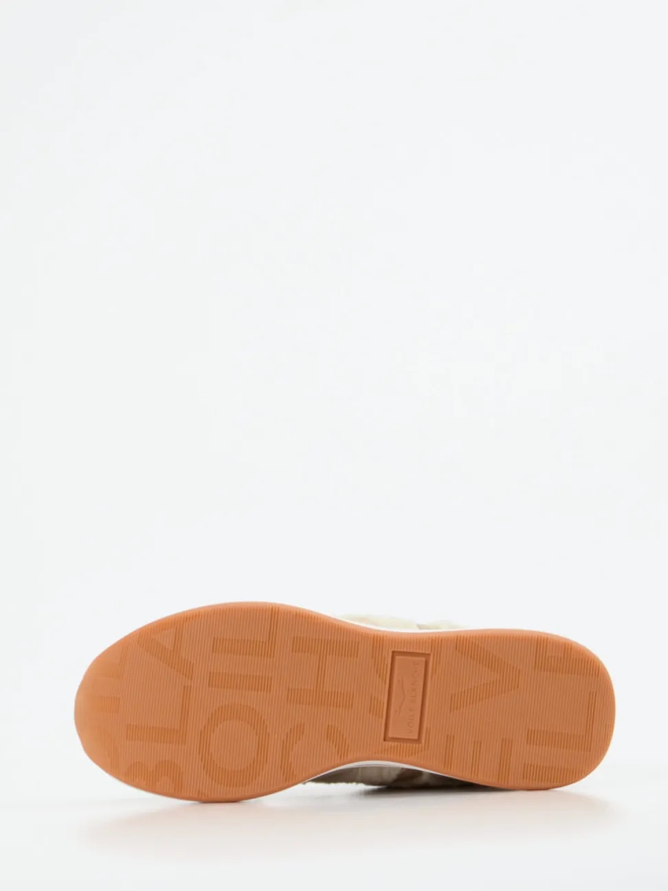 Voile Blanche – Chunky Sneaker aus Veloursleder beige