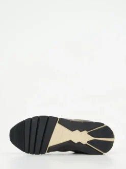 Voile Blanche – Retro-Sneaker aus Nubukleder grau