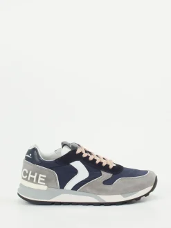 Voile Blanche – Retro-Sneaker aus Veloursleder dunkelblau
