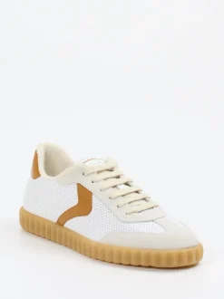 Voile Blanche – Retro-Sneaker aus Kalbleder weiß