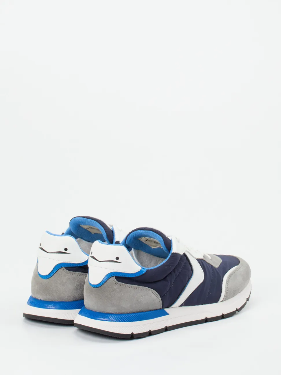 Voile Blanche – Retro-Sneaker aus Veloursleder Blau