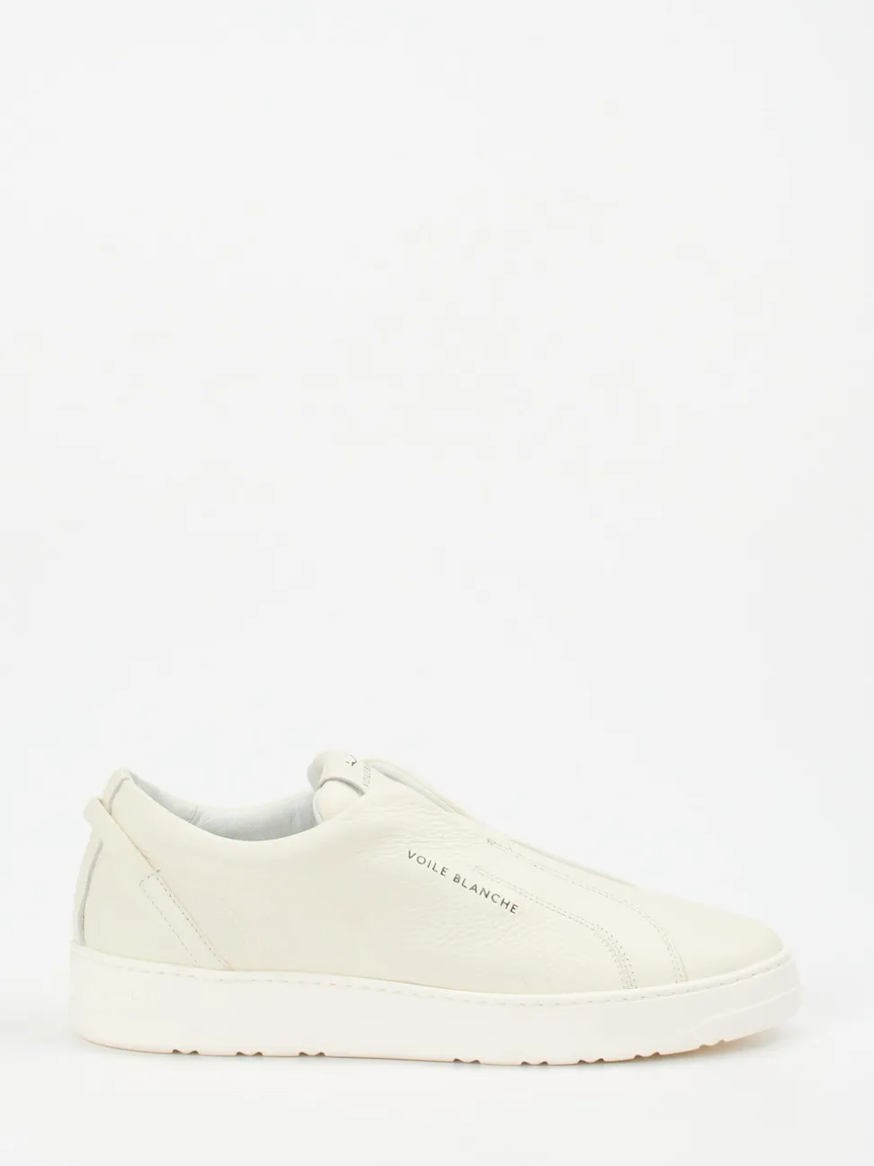 Voile Blanche – Slip-On Sneaker aus Kalbleder Offwhite
