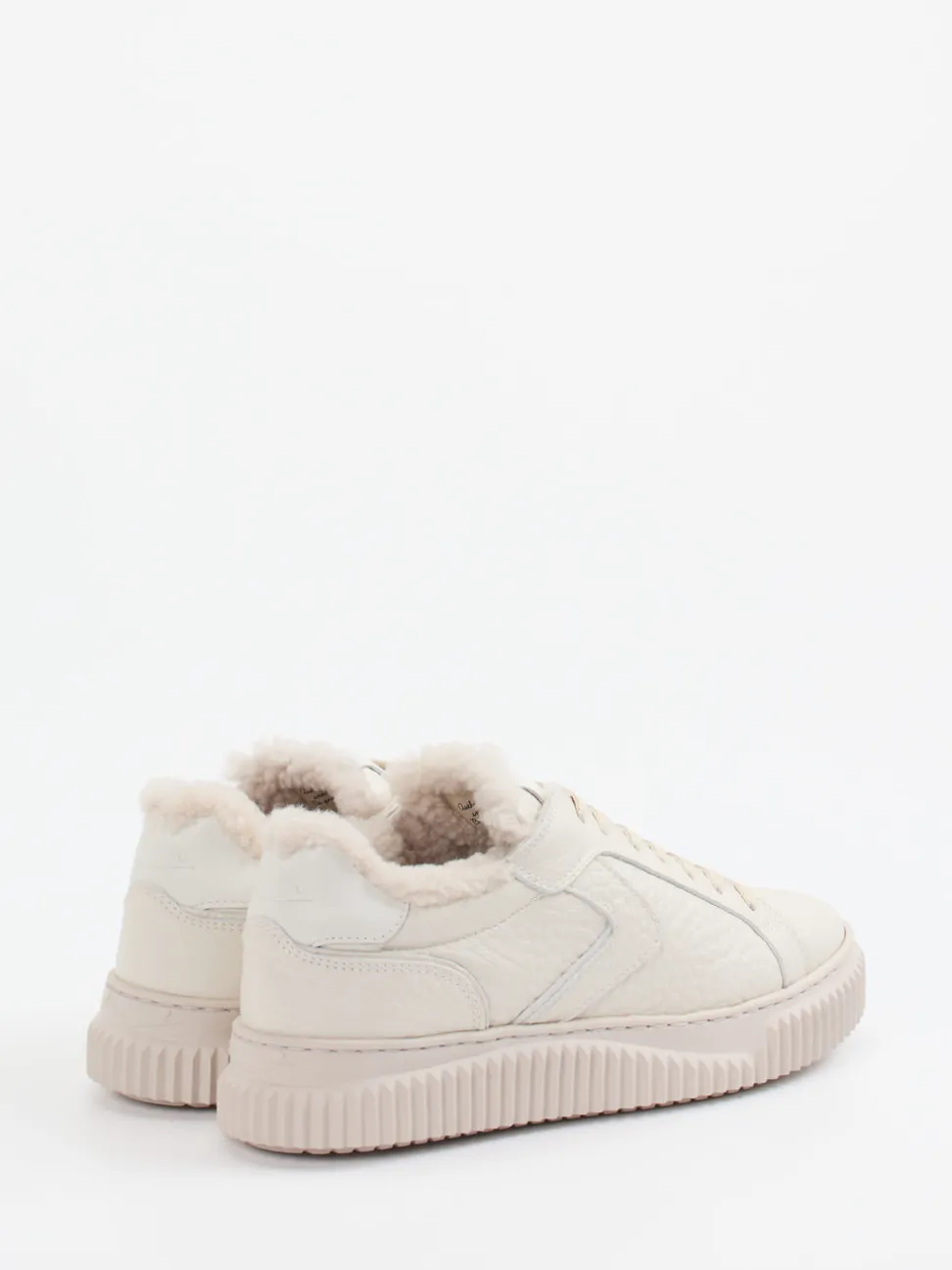 Voile Blanche – Sneaker aus Kalbleder cremeweiß