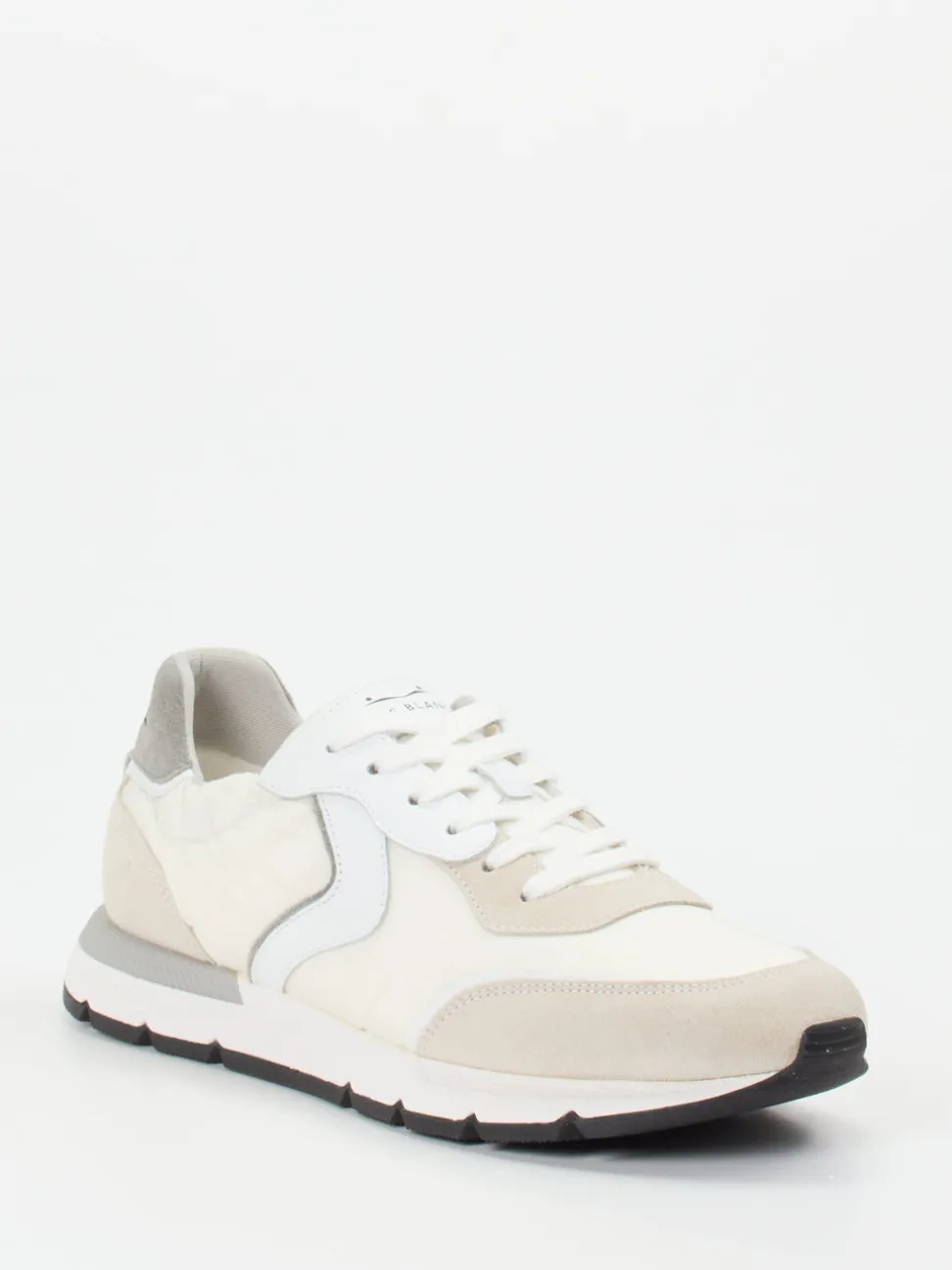 Voile Blanche – Sneaker aus Veloursleder und Textil Offwhite