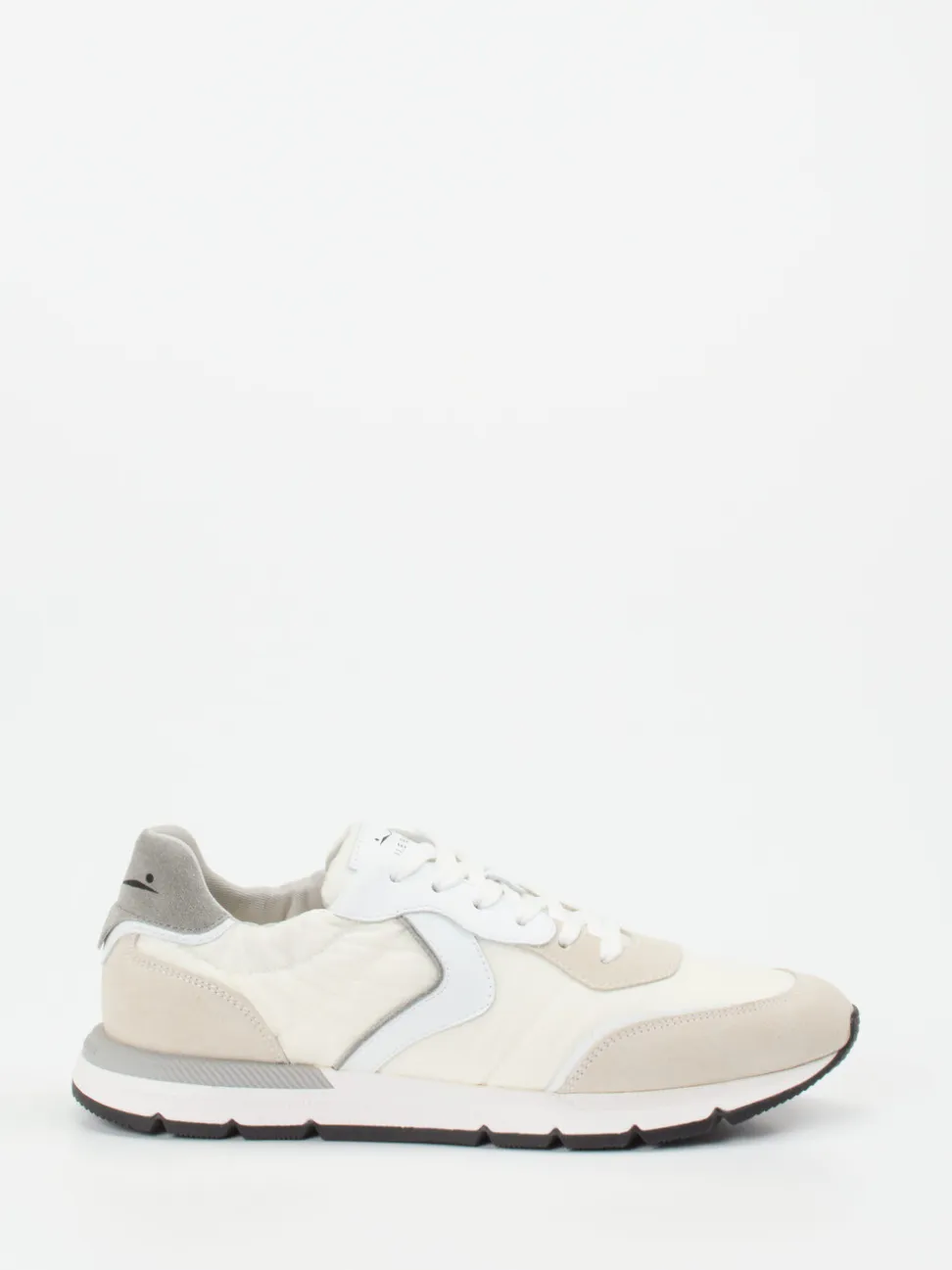 Voile Blanche – Sneaker aus Veloursleder und Textil Offwhite