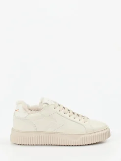 Voile Blanche – Sneaker aus Kalbleder cremeweiß