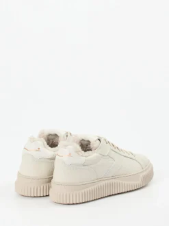 Voile Blanche – Sneaker aus Kalbleder cremeweiß