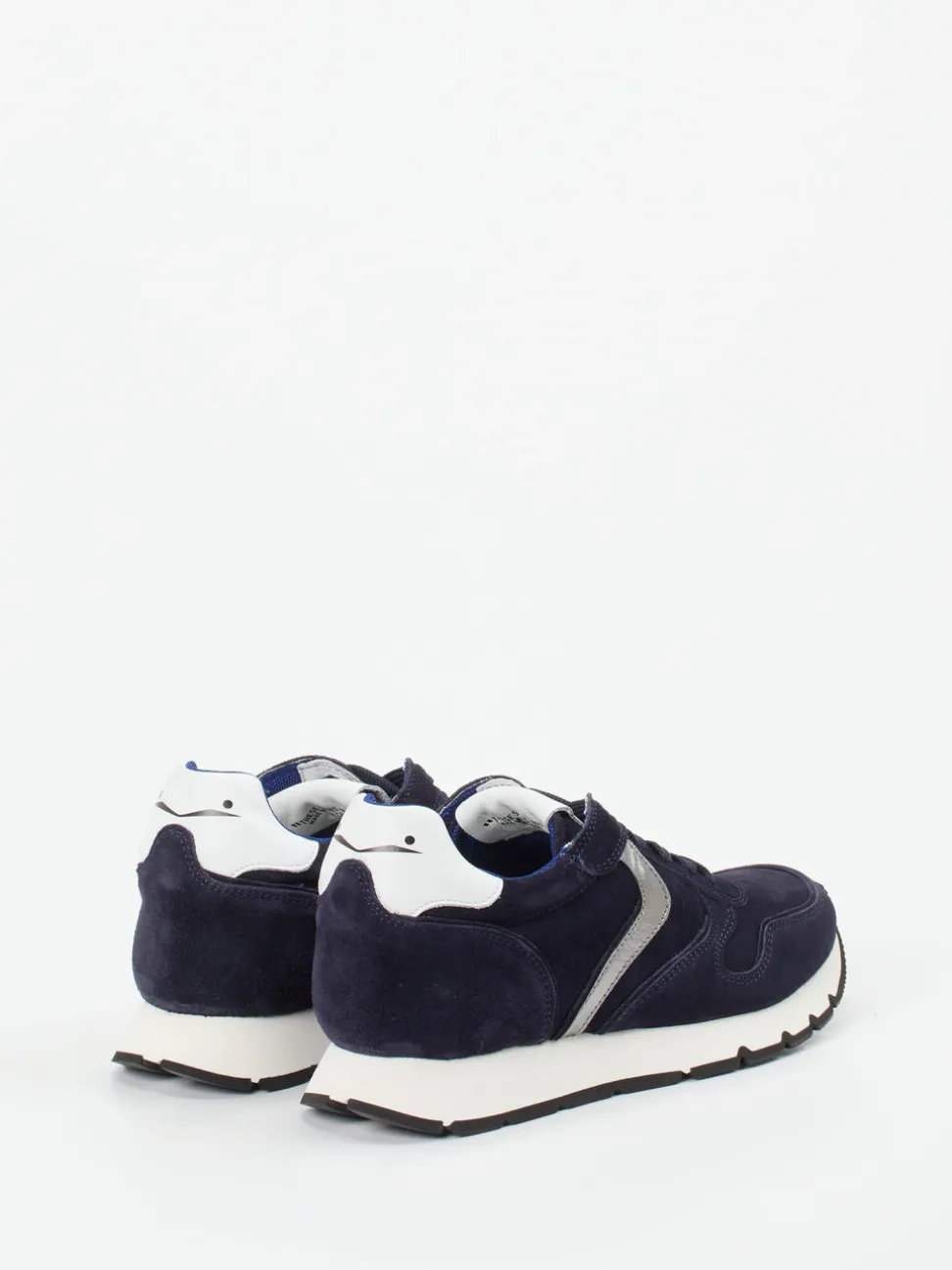 Voile Blanche – Sneaker aus Veloursleder Dunkelblau