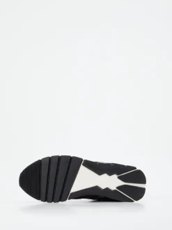 Voile Blanche – Sneaker aus Veloursleder Dunkelblau