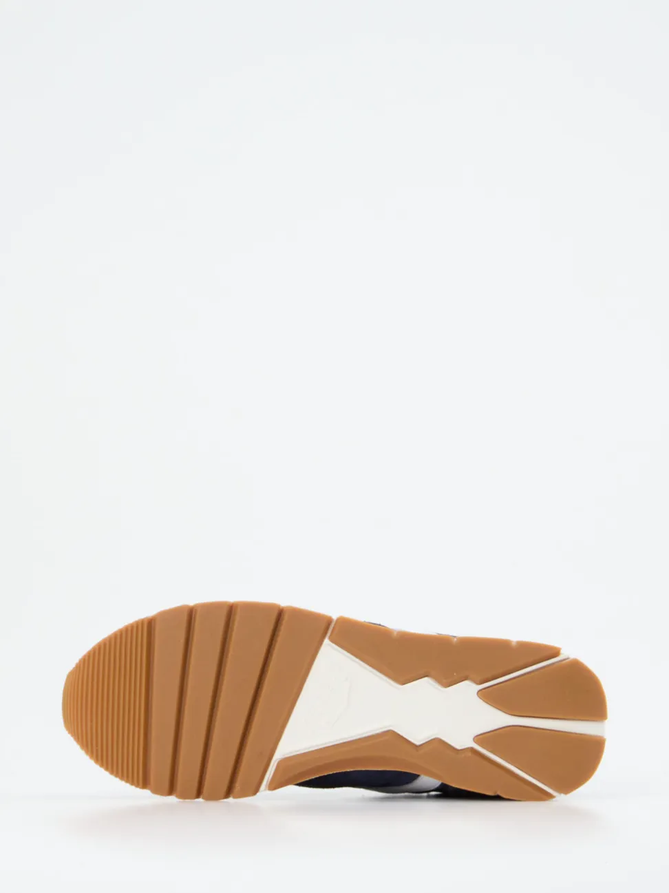 Voile Blanche – Sneaker aus Veloursleder Dunkelblau