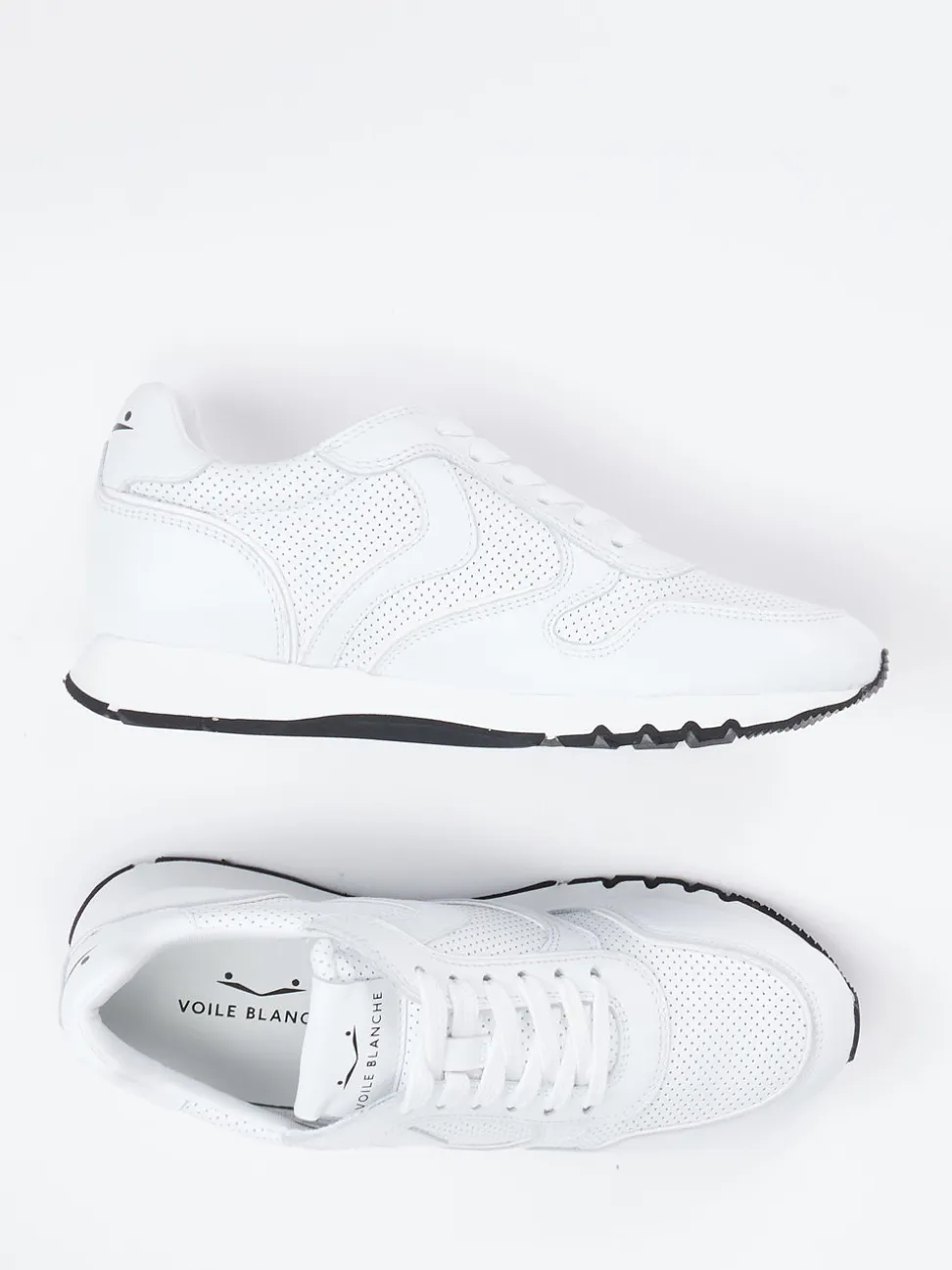 Voile Blanche – Sneaker aus Kalbleder Weiß